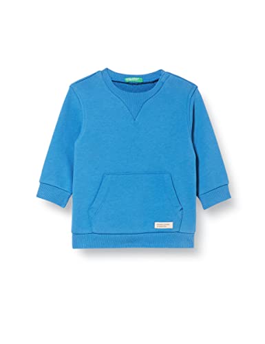 United Colors of Benetton Chłopięca bluza z kapturem, Blu 21h, 9 Miesiące