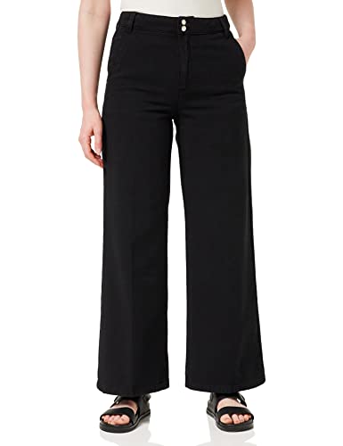 United Colors of Benetton Spodnie damskie 4dukdf032 Jeansy, czarne 100, 18, Czarny 100, 40
