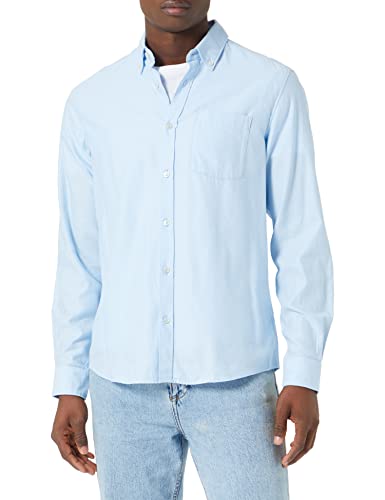 s.Oliver Męska koszula z kołnierzem Under Button Down, niebieski, S