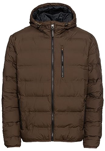 camel active Męska kurtka wodoodporna i wiatroszczelna Texxactive Blouson, brązowy, 66