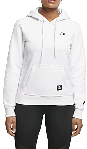 Starter Black Label Damska bluza z kapturem Essential Hoody z kapturem, biała, XL
