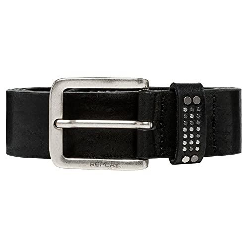 Replay Męski pasek AM2660, 098 czarny, 105, 098 BLACK