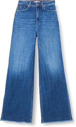 Tommy Hilfiger Damskie spodnie jeansowe Hw z szerokimi nogawkami, 30W / 32L
