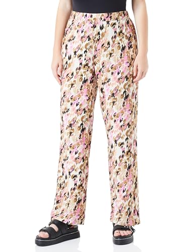 VERO MODA CURVE Spodnie damskie, Tygrysie oko, Aop:ina, 50