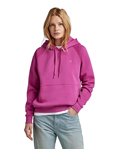 G-STAR RAW Damska bluza z kapturem Premium Core 2.0, Różowy (Fuksja Red C235-d609), XS