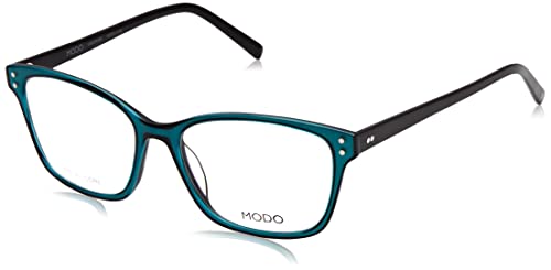 MODO & ECO 6617 Okulary przeciwsłoneczne, turkusowe/czarne, 54 damskie, Turkusowy/czarny, 54