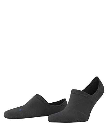 FALKE Unisex Cool Kick Invisible stopki, oddychający, szybkoschnący materiał, lekka wyściółka, pluszowa podeszwa, High-Cut, chłodzące, wygodne, sportowe, płaskie szwy na czubku stopy, 1 para, Szary