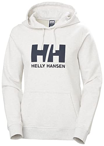 Helly Hansen Damska bluza z kapturem z logo HH, 823 Nimbus Cloud Melange, XS