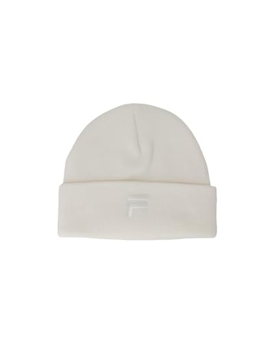 FILA Unisex BISMIL Tonal F czapka beanie, Egret, rozmiar uniwersalny