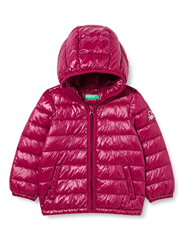 United Colors of Benetton Dziewczęca kurtka 21ingn00p, burgund 2r1, 90 cm