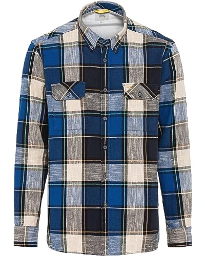 camel active koszula męska, niebieski (True Blue), XL