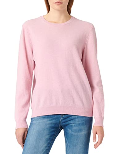 United Colors of Benetton Damski sweter z długim rękawem z okrągłym dekoltem, Różowy 5t9, S