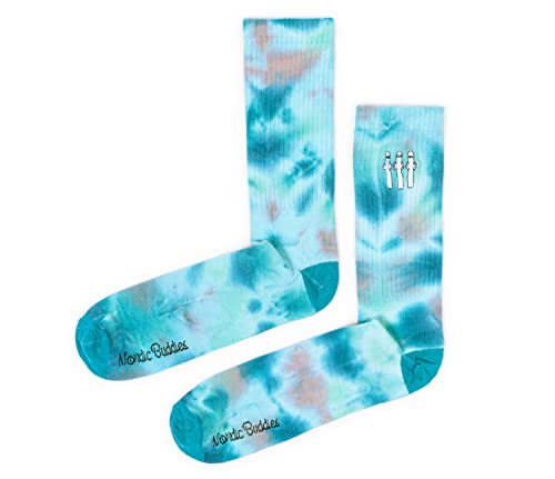 Hattifatteners Tie Dye Men's Moomin Socks skarpety męskie, wielokolorowy, 40-45 EU