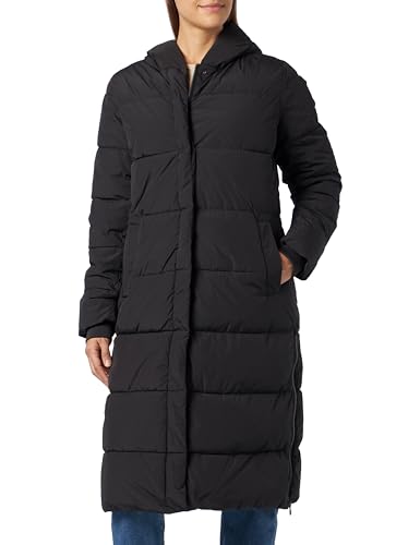 camel active Damski nowoczesny płaszcz buforowy, czarny, 46