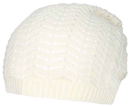 IZIA Czapka damska 90800010, Offwhite, One Size, białawy, jeden rozmiar