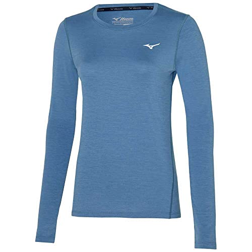 Mizuno Damska koszulka Impulse Core LS do biegania, Copen Blue, L