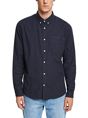 ESPRIT Męska koszula 112EE2F303, 400/NAVY, XL