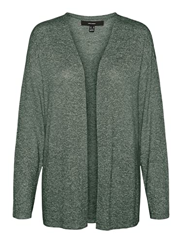 VERO MODA Vmbrianna Ls Open Cardigan Boo Rep damski kardigan, Laurel Wreath/Detail:w. Birch Melange, L