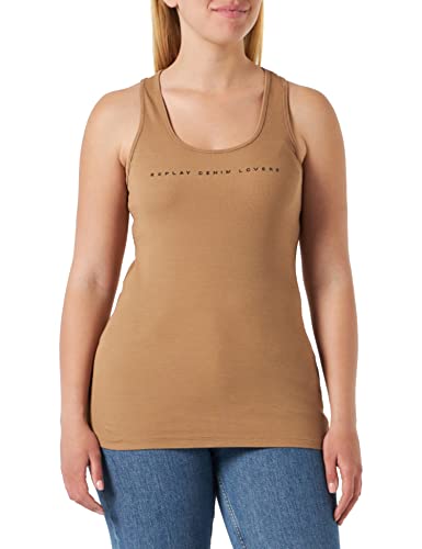 Replay Damska koszulka na ramiączkach, W3989 Safari, M, 989 Safari, M