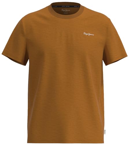 Pepe Jeans Koszulka męska Nouvel, Żółty (ochra żółta), XS