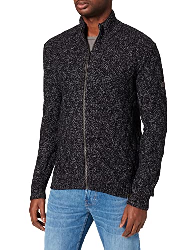 camel active Męska kurtka z dzianiny, asfaltowy, 6XL