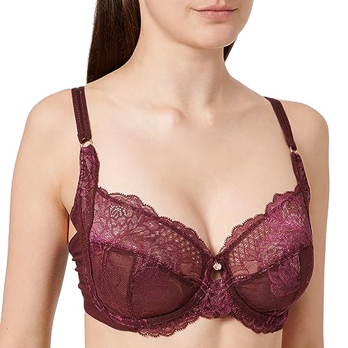 Triumph Damski biustonosz minimalizujący, Claret, 80G