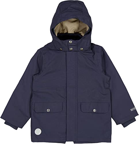 Wheat Kurtka przeciwdeszczowa dla chłopców, Midnight