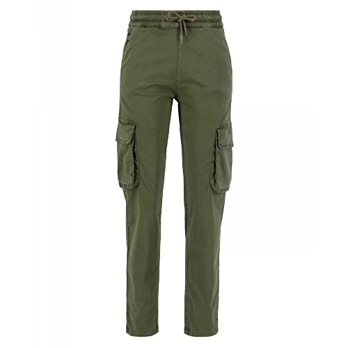 ALPHA INDUSTRIES Jogger Pant Wmn Płaszcz, Dark Olive, M dla kobiet, ciemny oliwkowy, M