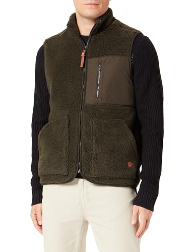 camel active Męska kurtka z dzianiny, khaki (Dark Khaki), L