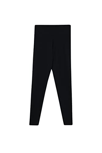 DeFacto Legginsy damskie z wysokim stanem – sportowe legginsy dla kobiet, czarny, S