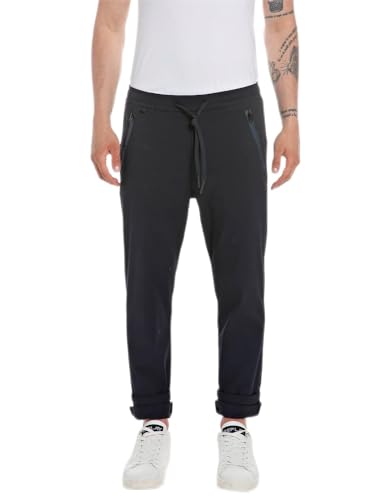 Replay Spodnie męskie, 087 niebieski, 32W / 30L