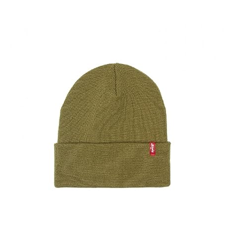 Levi's Slouchy Red Tab Czapka Czapka Mieszana, ciemna wojskowa ziele?, rozmiar uniwersalny