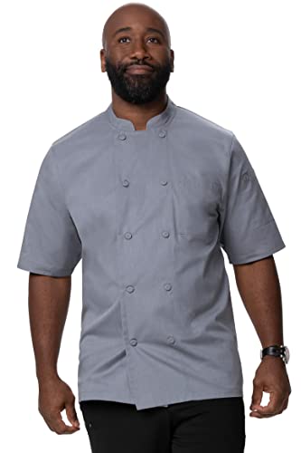 Chef Works męski płaszcz kucharski, szary, XXL