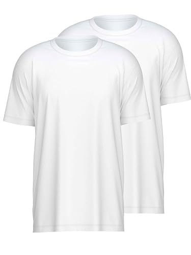 CALIDA Męski T-shirt, biały, 52/54 PL