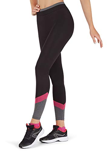 Golden Lady Legginsy Power Siatki treningowe dla kobiet, Czarny (czarny 099a), L