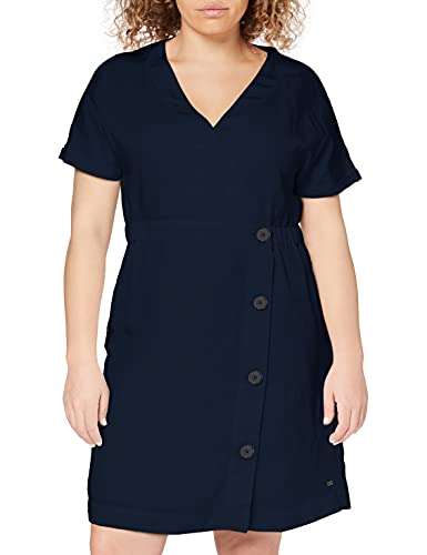 Tommy Hilfiger Linen Tencel SS Sukienka damska, Desert Sky 654-920, 30