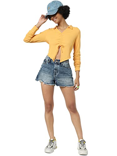 ONLY dżinsy damskie fine, niebieski (medium blue denim), S