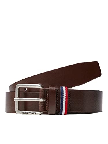 JACK & JONES JACESPO Belt NOOS męski pasek, brązowy Stone, 95, brązowy kamień