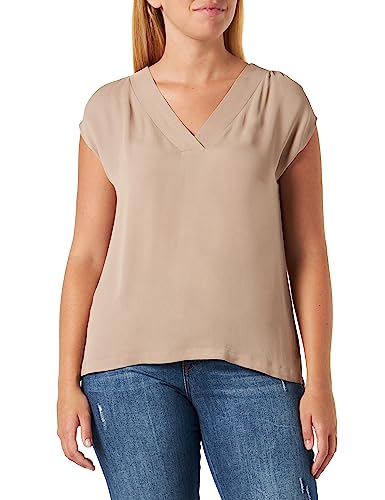 s.Oliver BLACK LABEL bluzka damska krótki rękaw, Brown, 44