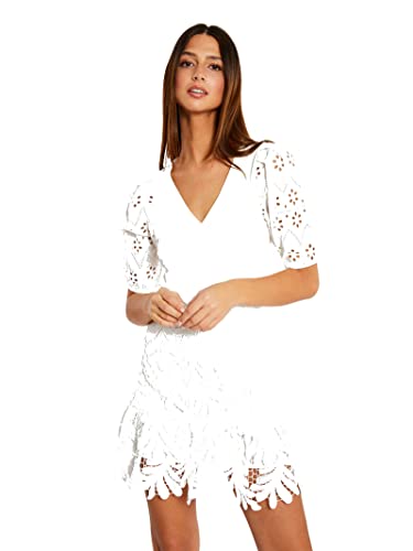 Morgan damska spódnica Jane Ecru T34, Off White, 32