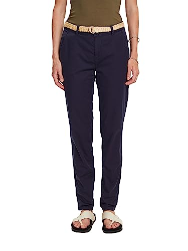 ESPRIT Spodnie damskie 993EE1B312, 400/NAVY, 38/32, 400/granatowy, 38W / 32L