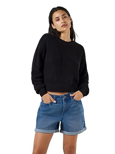 Noisy may Damski sweter dzianinowy, czarny, XL