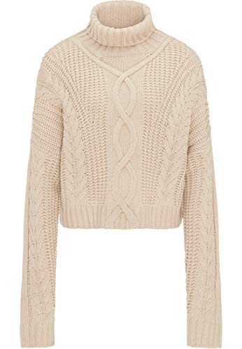 ocy Damski sweter z golfem 82733689, taupe, XL/XXL, szarobrązowy, XL-XXL