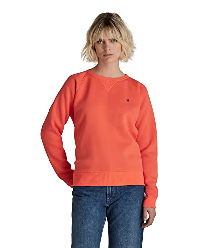 G-STAR RAW Damski sweter Premium Core 2.0 R Sw Wmn, różowy (Fiery Coral C235-d159), XL