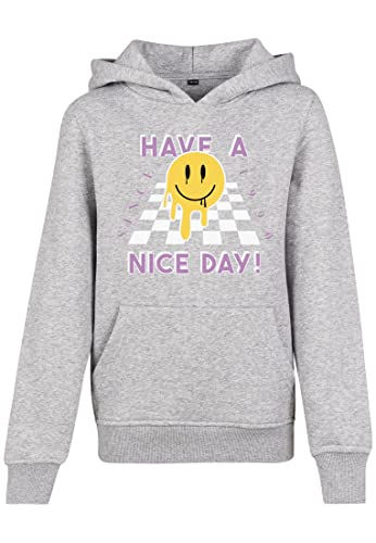 Mister Tee Chłopięca bluza dziecięca z kapturem, szary (Heather Grey), 122-128