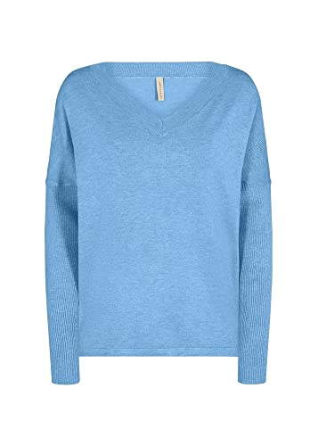 SOYACONCEPT Women's SC Dollie 722 sweter damski, jasnoniebieski, melanż, rozmiar S, jasnoniebieski melan, S