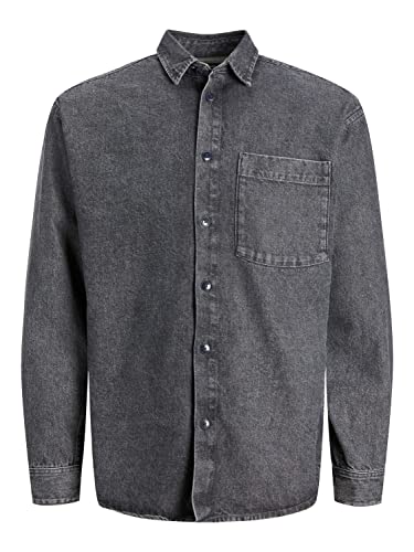 Bestseller A/S Męska koszula dżinsowa JJICREEK JJJSHIRT AA 799 NOOS, Grey Denim, M, szary denim, M