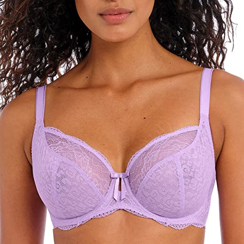 Freya Fancies Plunge Biustonosz Fioletowy Różowy Fioletowy 34G, Fioletowy różowy, 75J