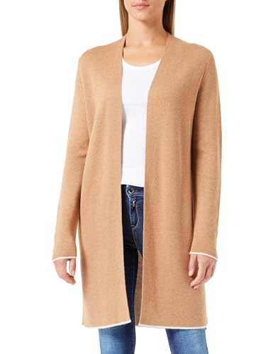 s.Oliver damski długi kardigan BROWN 36, brązowy, 36