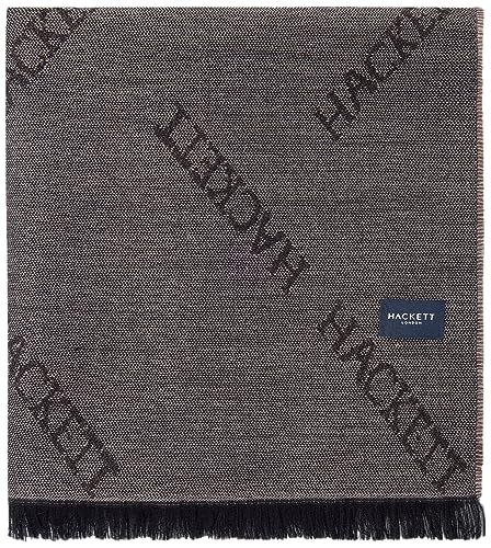 Hackett London Męski szalik Tonal Tossed Hackett, Brązowy (brązowy), Rozmiar uniwersalny